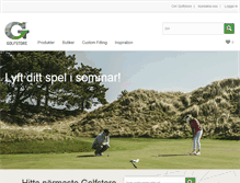 Tablet Screenshot of golfstore.se