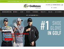 Tablet Screenshot of golfstore.nl